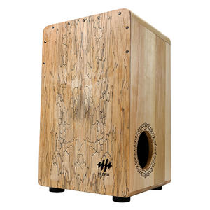 HLuru กลองกล่องกลองสำหรับผู้ใหญ่, กลองกลองกลองกลองกลองสองด้านปรับได้เครื่องเคาะกลองดีไซน์ใหม่ - Product Image 5