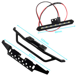 Pare-chocs avant anti-collision en <span class=keywords><strong>m</strong></span>étal renforcé pour pièces de mise à niveau de voiture sur chenilles <span class=keywords><strong>TRX4</strong></span>-<span class=keywords><strong>M</strong></span> Bronco <span class=keywords><strong>1</strong></span>/<span class=keywords><strong>18</strong></span> RC - Product Image 4