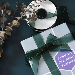 CSFY 1 pouce Ruban Organza Bord Or pour Boîte Cadeau Bouquet Emballage Fête De Mariage En Utilisant Un Ruban Organza Fantaisie Avec <span class=keywords><strong>Fil</strong></span> D'or - Product Image 3