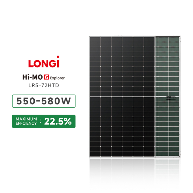 Factory Direct for Longi N-Type for Topcon Solar Panels Half Cell Mono Photovoltaic Solar Modules 550W 560W 580W 600W 620W 650W