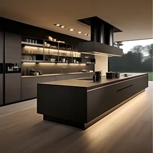 CBMmart Новое поступление популярный современный кухонный дизайн ДСП кухонный шкаф