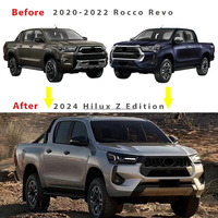 Kit carrosserie Revo Rocco 20-22, mise à niveau 24Hilux Z Edition, pare-chocs avant, lifting, calandre pour Toyota Hilux Revo Rocco 2021 2022