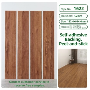 Suelo de Vinilo Autoadhesivo de PVC de 6x36 Pulgadas, 1.2mm, Resistente al Agua y al Fuego, Losetas de Vinilo Autoadhesivas para <span class=keywords><strong>Cocina</strong></span> - Product Image 1