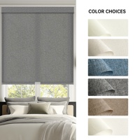 Allbright Promotion Tissu occultant pour store enrouleur sans perçage, moteur électrique personnalisé, store motorisé intelligent pour bureau et hôtel