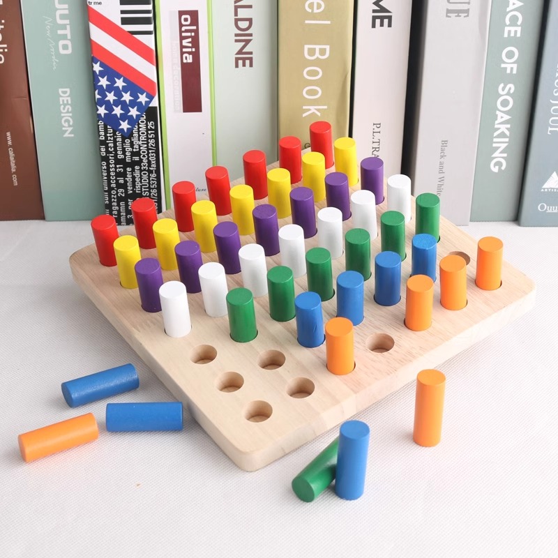 Новый 2025 XS Montessori Сенсорное учебное оборудование деревянное детское раннее образование Домашний детский сад