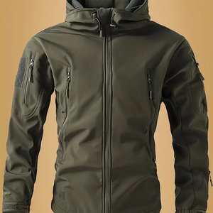 Chaqueta <span class=keywords><strong>de</strong></span> senderismo softshell resistente para hombre, personalizada, con triple protección, impermeable, cortavientos, <span class=keywords><strong>de</strong></span> marca privada, OEM llave en mano, transfronterizo - Product Image 5