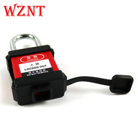 NT-76SR1 Cadenas de sécurité LOTO étanche et anti-poussière de 76 mm à clé, avec couvercle, certifié CE, corps en nylon renforcé