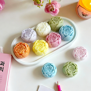 Moules à bougies en forme de rose 3D, moules en silicone en forme de fleur de rose, moule en résine pour la Saint-Valentin, pour la fabrication de savon, de bougies, de <span class=keywords><strong>cire</strong></span> fondue, décoration de la maison - Product Image 1