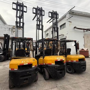 Used Japan Original Mitsubishi FD2.5/3/4/5/7/10/15/16/25/30-Ton Forklift TCM FD30T4 FD30T5 FD30T6 Forklift WIT HIGH MASTER - Product Image 6