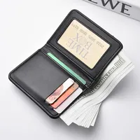 Dompet Pria Vertikal Multi Kartu Dompet Kecil Tempat SIM Remaja Mini Tas Uang Receh Pelajar Tempat Kartu