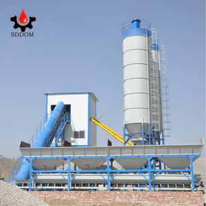 Planta Mezcladora Fija, Planta de Hormigón Premezclado Eléctrica Avanzada, Mini Planta Dosificadora de Hormigón de 50m3/h, Planta Mezcladora de Suelo Estabilizado Móvil - Product Image 1