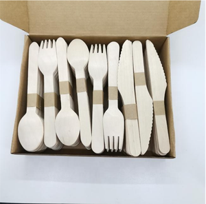Shandong <span class=keywords><strong>Yunbo</strong></span> tenedor y cuchara de madera - Product Image 4