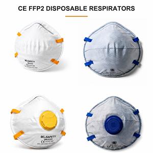 Respirador Desechable FFP2 con Válvula, Precio de Fábrica, Venta al Por Mayor, Tela No Tejida de Polipropileno Fundido, Mascarillas Desechables al Por Mayor - Product Image 1