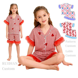 Thombase Conjunto de pijamas para niños que brillan en la oscuridad, ropa de dormir de manga larga 100% algodón, Estrella del juego
