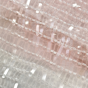 Accessoire de créateur en tissu <span class=keywords><strong>organza</strong></span> brodé pailleté tube de perles pour robes de mariée vêtements et robes pour enfants - Product Image 2