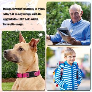 Soporte impermeable para Collar de perro AirTag, lazo oculto de silicona para Collar de perro antipérdida, accesorios protectores para rastreador de etiquetas de aire - Product Image 6