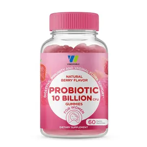 Probiotics-gomitas de 10 mil millones de UFC para mujer, gomitas probióticas para soporte, gomitas