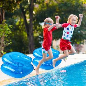 Venta transfronteriza caliente PVC transparente niños inflable agua hamaca sofá asiento portátil al aire libre Camping ocio juguete - Product Image 6