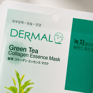 แผ่นมาส์กหน้าเดอร์มอล กรีนที คอลลาเจน เอสเซนส์ 23 กรัม - Product Image 4