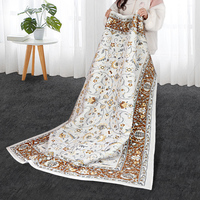Tapis doux et moelleux, lavable et personnalisé, de luxe, pour chambre à coucher, salon, marocain, décoratif, pour la maison