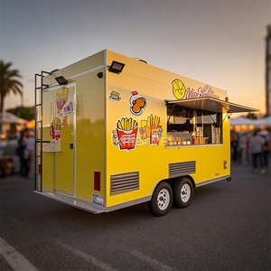 Remolque de Comida Móvil Personalizado con Cocina Completa para Servir Tacos, Hamburguesas y Helados, Ideal para Vendedores Ambulantes - Product Image 1