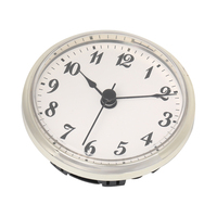 Horloge murale moderne en plastique de haute qualité, à piles, vente en gros d'usine, JH1668-90mm de diamètre, mouvement à quartz squelette doré