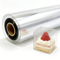 Boîte à gâteau en PET de qualité alimentaire moulée sur mesure avec couvercle transparent, emballage jetable gaufré pour tranches de fromage, snacks et desserts