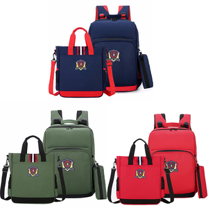 alta calidad durable de gran capacidad 3 piezas cómoda almohadilla trasera luz peso mochila para la escuela de los niños - Product Image 2