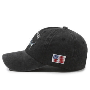 Casquette de baseball en coton style coréen, sportive, à calotte rigide, avec design brodé 3D simple, visière incurvée, motif ours mignon - Product Image 4