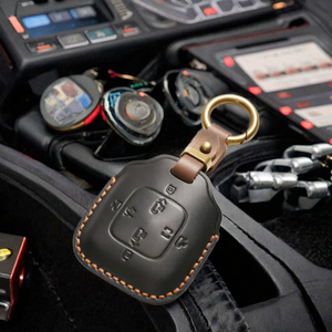 Housse de clé de voiture en cuir pour Chrysler-fmp-b01 (Chrysler Grand Jaguar Véhicules utilitaires) - Product Image 3