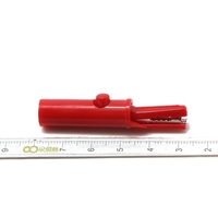 Pince crocodile isolée entièrement protégée à bouton-poussoir avec prise banane de 4mm pour multimètre professionnel