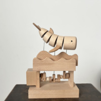 26.5X19CM En Bois À La Main Baleine Creative Anniversaire Vacances Cadeau Électrique Machines Jouet Décoration De Table Dropshipping DDP