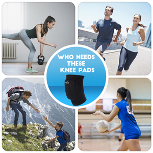 Genouillères de volley-ball avec rembourrage doux à profil bas de <span class=keywords><strong>protection</strong></span> élevé, <span class=keywords><strong>protection</strong></span> pour la danse et l'<span class=keywords><strong>équitation</strong></span> pour les jeunes adultes juniors - Product Image 6