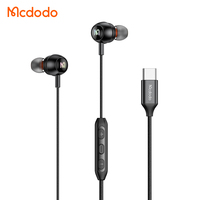 Écouteurs de jeu filaires USB-C Mcdodo 583 avec éclairage LED, écouteurs intra-auriculaires RGB avec pilote de 10 mm