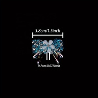 El juego de 4 lazos grandes con diamantes de imitación brillantes de estilos variados es un regalo ideal para entusiastas de la creación de joyas DIY.