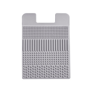 Soporte de silicona para tarjetas para teléfonos móviles, texturizado, con agarre sensorial para masaje de dedos, color rosa, material de silicona real - Product Image 3