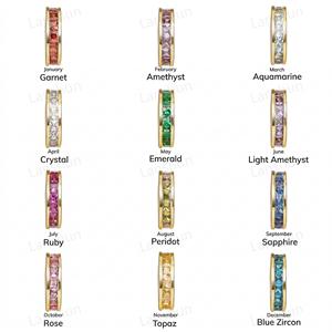 Collier personnalisé en laiton plaqué <span class=keywords><strong>or</strong></span> avec pendentif en zircon coloré et perle émaillée, bijoux de mode pour femmes - Product Image 5