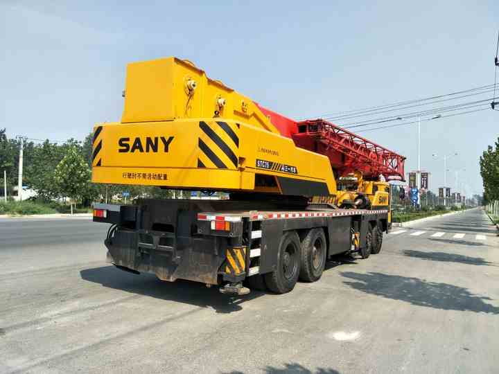 Chinese Sany Professional Manufacturer Supply 75 tons Truck Mounted Mobile With Folded Boom