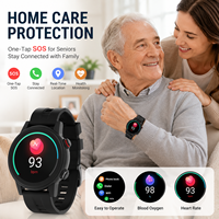 Reloj Inteligente L23 4G GPS para Personas Mayores con Llamada de Emergencia SOS, Alerta de Vida, Monitoreo de Salud, Compatible con Android Launcher API SDK