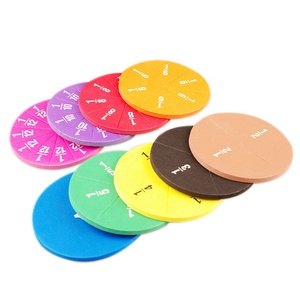 Azulejos de <span class=keywords><strong>fracciones</strong></span> magnéticas con logotipo personalizable y barras <span class=keywords><strong>circulares</strong></span> Kit de manipulación de matemáticas arcoíris para educación en el aula escolar preescolar - Product Image 1