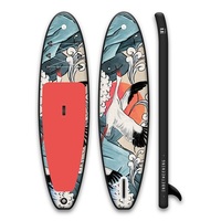 Tabla de Paddle Surf Inflable de Doble Capa con Diseño Personalizado de Puntada Directa, Nueva en 2021