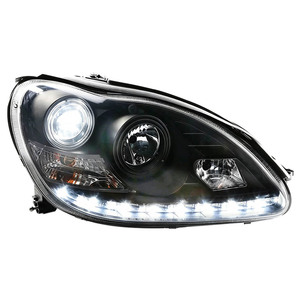 ไฟหน้าแบบ Light Emitting Diode สำหรับรถยนต์ W220 <span class=keywords><strong>ปี</strong></span> 2002 <span class=keywords><strong>2003</strong></span> 2004 2005 รุ่น <span class=keywords><strong>S280</strong></span> S320 S500 S600 พร้อมไฟ DRL แบบ Celestial Eye และเลนส์โปรเจคเตอร์ - Product Image 4