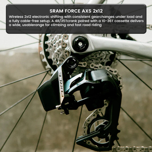 <span class=keywords><strong>Bicicleta</strong></span> de carretera de carbono, <span class=keywords><strong>bicicleta</strong></span> de resistencia con freno de disco 700C, <span class=keywords><strong>bicicleta</strong></span> de carbono con cambio electrónico SRAM AXS, <span class=keywords><strong>bicicleta</strong></span> de carretera OEM. - Product Image 2