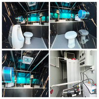 Estación Portátil de Lavado de Manos para Remolque Sanitario Ejecutivo, Estructura Sanitaria Móvil para Eventos al Aire Libre, Suministro al por Mayor