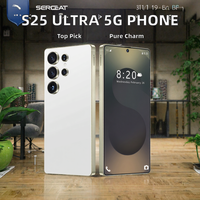 Smartphone S25 Ultra 5G LTE CDMA, écran OLED HD 7,3 pouces 120 Hz, double SIM, 12 Go + 512 Go, appareil photo 108 MP, prise en charge du français, Android 14