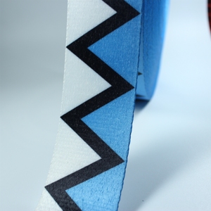 Cinta de poliéster y nailon personalizada con diseño de flor de dalia naranja para sujeción de herramientas y líneas de seguridad de equipos para profesionales de la escenario. - Product Image 2