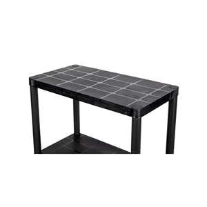 <strong>Plastic</strong> <strong>Shelf</strong> 28WX15DX53H Inch 4 Tier Storage Shelving <strong>Unit</strong> - Product Image 3