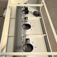 Cabine de peinture personnalisée en gros, revêtement métallique, recyclable, machine de peinture électrostatique à ouverture manuelle, avec CE