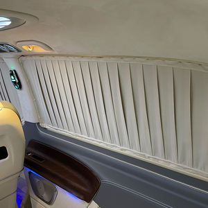 Rideaux de voiture électriques de luxe sur mesure, tissu en daim, stores à enrouleur magnétiques automatiques, SUV/MPV, qualité OEM, pare-soleil de confidentialité, Shengge - Product Image 4