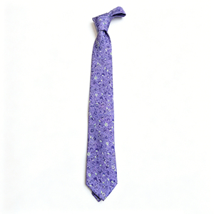<span class=keywords><strong>Cravate</strong></span> en soie pure pour homme, personnalisable, imprimée de petits motifs floraux violet <span class=keywords><strong>lavande</strong></span>, pour mariage, fête, affaires, <span class=keywords><strong>cravate</strong></span> en soie de luxe formelle - Product Image 4
